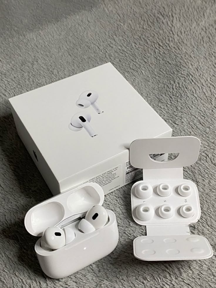 AirPods Pro 2nd Generation - Wireless Earbuds, Air Pro, Air Buds, Earpods with ANC, Transparency Mode, Spatial Audio, and MagSafe Charging Case
