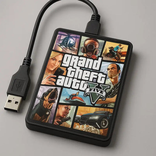 Gta 5 With All Pakistani Mods / Mansions Hard Disk with Case